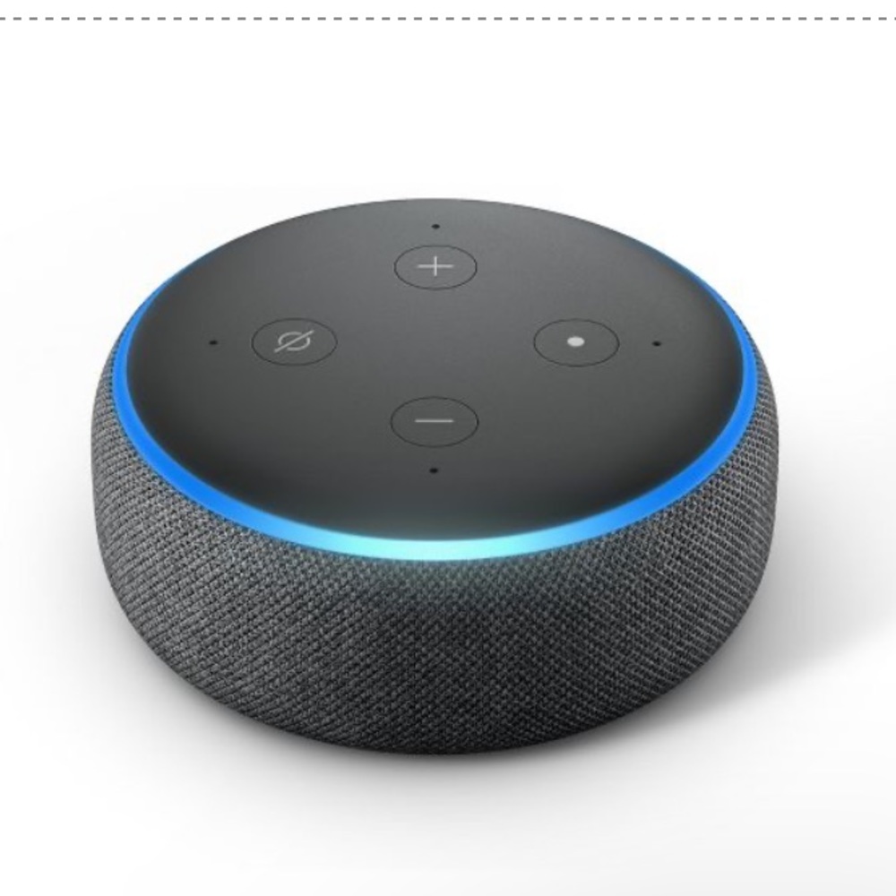 ❄️ Host Pick ❄️ ALEXA Echo 3rd Gen Charcoal - Picture 1 of 3